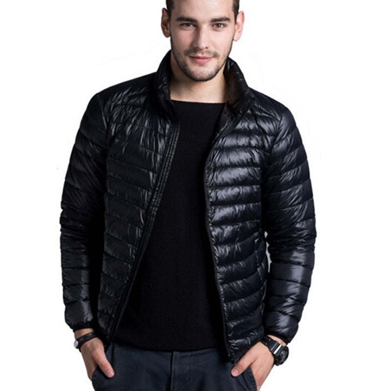 Vadderad parkas med huva